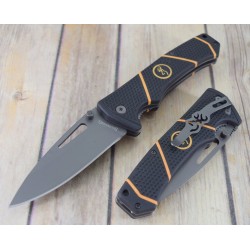 Couteau Browning Long Haul Lame Acier 7Cr17MoV Manche Abs Linerlock Clip BR0352 - Livraison Gratuite