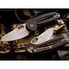 Couteau Nemesis Holey Moley Lame Acier 9Cr13CoMoV Manche G-10 Linerlock Pocket Clip NE18 - Livraison Gratuite