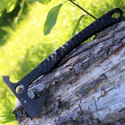 Hache Tomahawk Spyderco Warrior Hawk Lame Acier D2 Manche G-10 Etui Boltaron SCH03 - Livraison Gratuite