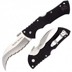 Couteau Cold Steel Black Talon II Lame Acier S35VN Serrat Manche G-10 Tri-Ad lock CS22BS - Livraison Gratuite