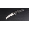 Couteau Artisan Eagle Carbon Fiber Lame Acier D2 Manche Fibre de Carbone ATZ1816PCF - Livraison Gratuite