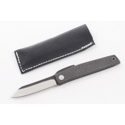 Couteau Ohta Knives FK7 Folder Carbon Fiber Lame Acier D2 Manche Fibre de Carbone Made Japan OFK7CF - Livraison Gratuite