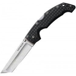 Couteau Cold Steel Large Voyager Tanto Lame Acier AUS-10 Serr Manche Griv-Ex Tri-ad Lock CS29ATS - Livraison Gratuite