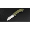 Couteau Artisan Immortal Green Lame Acier D2 Manche G-10 Linerlock Clip ATZ1818PGNF - Livraison Gratuite