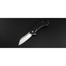 Couteau Artisan Immortal Black Lame Acier D2 Manche G-10 Linerlock Clip ATZ1818PBKF - Livraison Gratuite