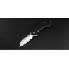 Couteau Artisan Immortal Black Lame Acier D2 Manche G-10 Linerlock Clip ATZ1818PBKF - Livraison Gratuite