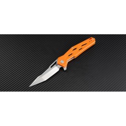 Couteau Artisan Interceptor Orange Manche G-10 Lame Acier D2 ATZ1812PSOE - Livraison Gratuite