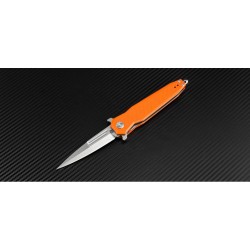 Couteau Artisan Hornet Orange Manche G-10 Lame Acier D2 ATZ1810POEF - Livraison Gratuite