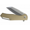 Couteau KA-BAR Jarosz Wharncliffe Flipper Lame Acier AUS-8 Manche G-10/Titane KA7508 - Livraison Gratuite
