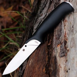 Couteau Spyderco Zoomer Lame Acier CPM-20CV Manche G-10 Etui Cuir SCFB42GP - Livraison Gratuite