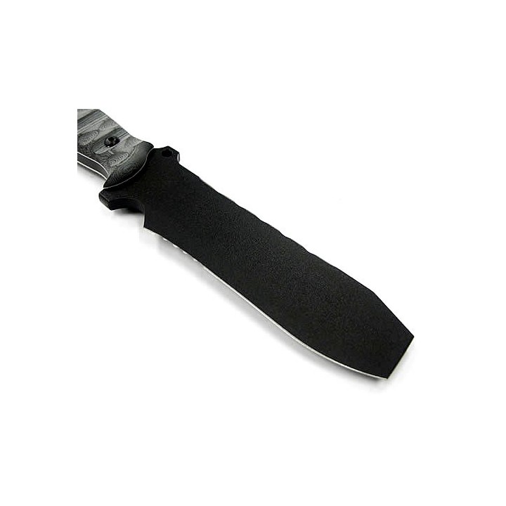 Tops Pry Knife Couteau de Secours Tops Knives Carbone 1095 Micarta + Pied Biche + Scie Made USA  TPTPK001  - Livraison Gratuite