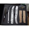 Couteau En Kit A Assembler Couteau Façon Laguiole Acier Inox Manche Bois Coffret MI159 - Livraison Gratuite