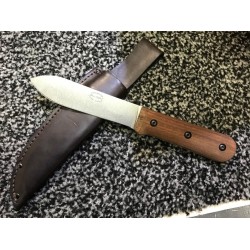 Couteau KA-BAR Becker Kephart Lame Acier Carbone 1095 Manche Noyer Etui CUir Made USA BKR62 - Livraison Gratuite