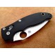 Couteau Spyderco Manix 2 Acier CPM-S30V Manche G-10 Made in USA SC101GP2 - Livraison Gratuite