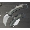 Couteau Defcon Karambit Lame Acier S35VN Manche Titane Framelock TF5221 - Livraison Gratuite