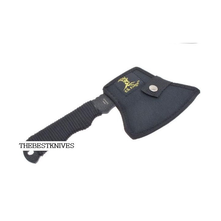 LOT DE 2 - Hache Tactical Axe Tomahawk Combat Extraction Acier 440 Manche Paracorde ER272 - Livraison Gratuite