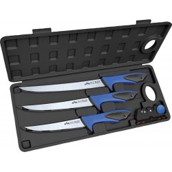 OERFP6 Outdoor Edge Reel Flex Pak 5pc Set - Lot de 3 Couteaux + Affuteur - Livraison Gratuite