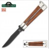 BCCB17 Couteau Papillon Balisong Butterfly Bear & Son Cocobolo Lame Acier 440 Made USA - Livraison Gratuite