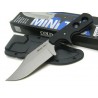 Couteau Cold Steel Mini Tac Bowie Lame Acier 8Cr13MoV Manche Griv-Ex Etui Secure-Ex CS49HCF - Livraison Gratuite