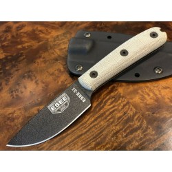 ES3HMK ESEE Model 3 Traditional Handle Micarta 1095 Carbon Blade Kydex Sheath USA - Livraison Gratuite