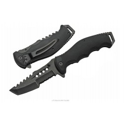 Lot de 3 Couteaux Tactical Military A/O Lame Tanto Acier Inox Manche ABS Linerlock CN300478 - Livraison Gratuite