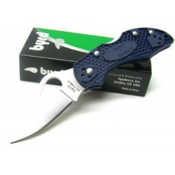 Couteau Spyderco Byrd Robin 2 Lame Acier 8Cr13MoV Manche Blue FRN Lockback Clip BY10PBL2 - Livraison Gratuite