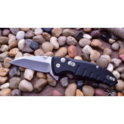 HO24160 Hogue Elishewitz X1 Microflip CPM-154 Blade Black Aluminum Handles Push Button USA - Livraison Gratuite