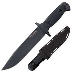 Couteau Cold Steel Drop Forged Survivalist Lame Acier 52100 Manche Acier Etui Secure-Ex CS36MH - Livraison Gratuite