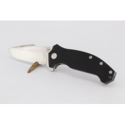 Couteau Amare Coloso Lame Acier D2 Manche Black G-10 Linerlock Clip AMR201901 - Livraison Gratuite