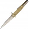 Couteau Extrema Ratio BF4 Contractor Lame Acier N690 Manche Tan Aluminium Linerlock Made Italy EX0498DW - Livraison Gratuite