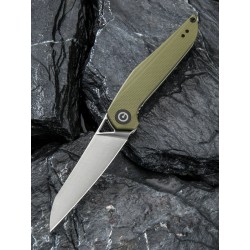 Couteau CIVIVI Mckenna Green Lame Acier D2 Manche G-10 Linerlock Clip CIVC905B - Livraison Gratuite