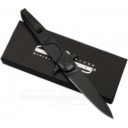 Couteau Extrema Ratio BD2 Black Lame Acier N690 Manche Black Aluminium Italy EX0228BLK - Livraison Gratuite