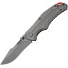 BC61114 Bear Edge Framelock A/O Gray Stainless Handle Gray Stainless Blade Made USA - Livraison Gratuite