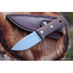 Couteau Condor Compact Kephart Lame Acier Carbone 1095 Manche Noyer Etui Cuir Made El Salvador CTK3936257HC - Livraison Gratuite