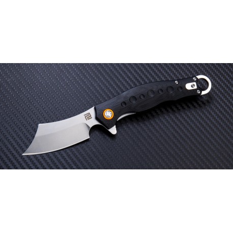 Couteau Artisan Corsair Lame Acier D2 Manche Black G-10 Linerlock Clip ATZ1828PBKC - Livraison Gratuite