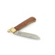Couteau Otter Knives Safety Knife Sapeli Lame Acier Carbon C75 Manche Bois Germany OTT05 - Livraison Gratuite