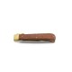 Couteau Otter Knives Safety Knife Sapeli Lame Acier Carbon C75 Manche Bois Germany OTT05 - Livraison Gratuite