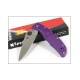 Couteau SPYDERCO Endura 4 - Spyderco Purple FRN ENDURA 4 Plain SC10FPPR 