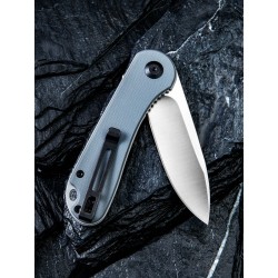 Couteau CIVIVI C907B Elementum Gray Lame Acier D2 Manche G-10 Linerlock Clip CIVC907B - Livraison Gratuite