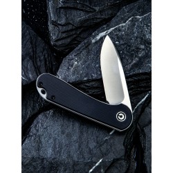 Couteau CIVIVI C907A Elementum Black Lame Acier D2 Manche G-10 Linerlock Clip CIVC907A - Livraison Gratuite