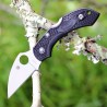 Couteau Spyderco Dragonfly 2 Lame Acier VG-10 Manche FRN Lockback Made Japan SC28FPWCBK2 - Livraison Gratuite