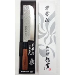 Couteau de Cuisine Kanetsune Usubagata Lame Acier Daido DSR-1K6 Manche Bois Made In Japan KC953 - Livraison Gratuite