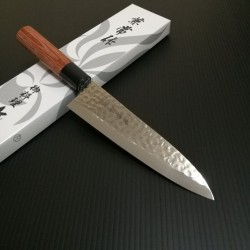 Couteau de Cuisine Kanetsune Gyuto Lame Acier DSR-1K6 Manche Bois Made In Japan KC951 - Livraison Gratuite