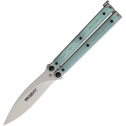 Couteau Papillon Bradley Kimura Balisong Butterfly Natural G10 Acier 154CM Manche G-10 Made In USA BCC907 - Livraison Gratuite