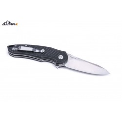 Couteau Ultra-X VULTURE Black Lame Acier D2 Manche G-10 Linerlock Clip UXHK221A - Livraison Gratuite