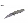 Couteau Ultra-X Bat Olive Lame Acier D2 Black Manche G-10 Linerlock Clip UXHK211M - Livraison Gratuite