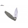 Couteau Ultra-X Hugger Olive Lame Acier D2 Satin Manche G-10 Linerlock Clip UXHK210J - Livraison Gratuite