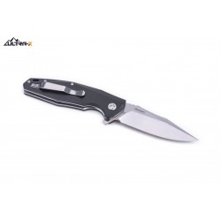 Couteau Ultra-X Hugger Black Lame Acier D2 Satin Manche G-10 Linerlock Clip UXHK210K - Livraison Gratuite