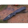 Couteau Ontario Rat II D2 Military Manche Fibre de Carbone/G10 Lame Acier D2 Linerlock Clip ON8834 - Livraison Gratuite