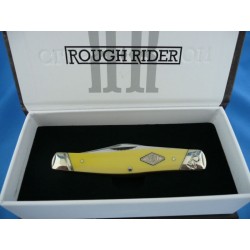 RR1531 Couteau Canif Rough Rider 2 Lames Acier Carbone Manche Stone Boite Ecrin 